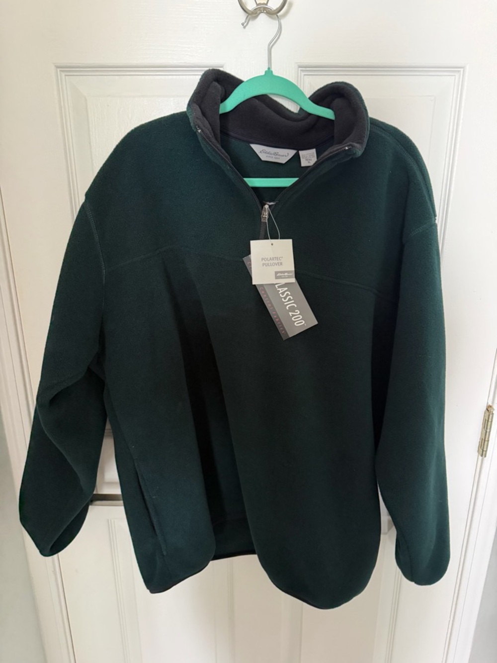 Eddie Bauer 1/4 Zip Fleece Pullover - Deep Green